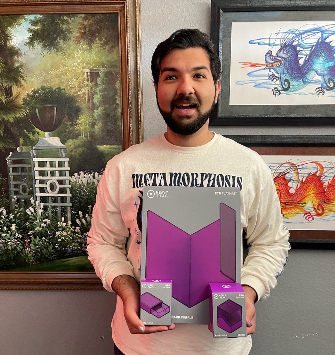GIVEAWAY TIME 🥳🥳🥳 ONE lucky winner will receive a new purple @HeavyPlayLLC Playmat, Deckbox and Dice Tray! 🔽🔽 To Enter 🔽🔽 -Like + Repost -Follow Me (@YungDingoMTG) and @HeavyPlayLLC -Follow me on Twitch (twitch.tv/YungDingo) Winner will be chosen 4/15 6pm EST! #ad