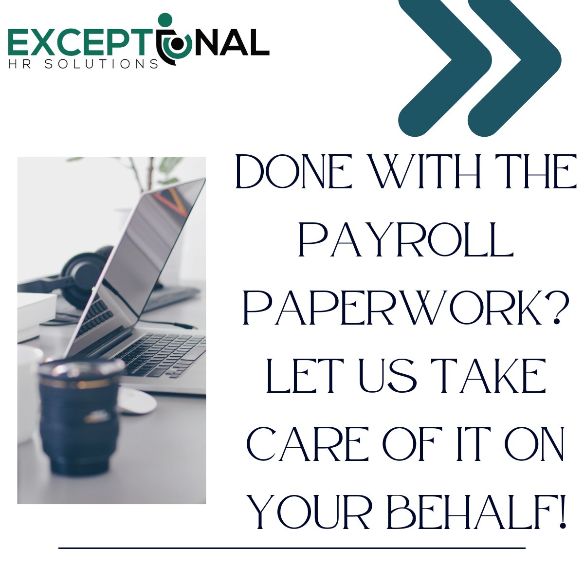 Take the complexity out of payroll management with our efficient services!
#payroll #payrollservices #hr #HumanResources
Contact us at Payroll@exceptionalhrsolutions.com
Schedule a meeting: tidycal.com/exceptionalhrs…

@exceptionalhrs