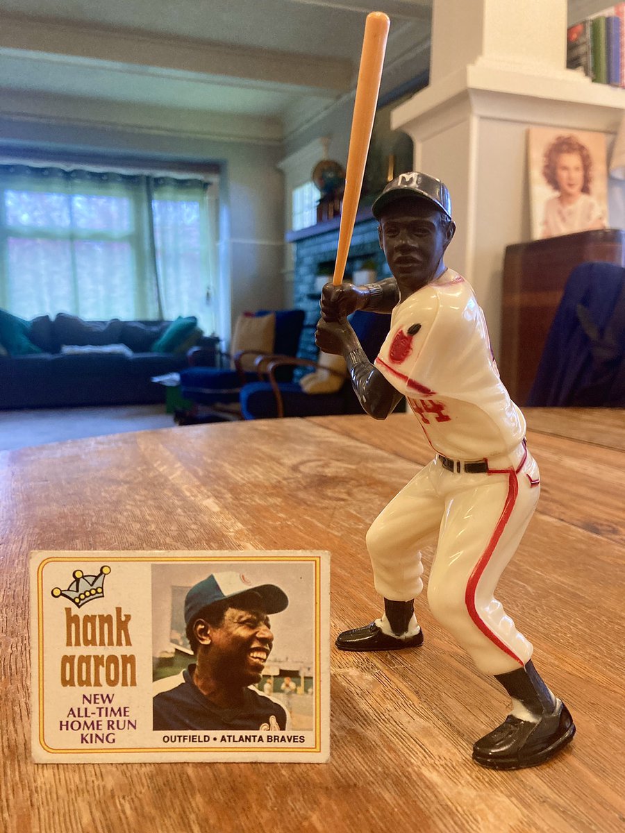 DougPigsleyKOMO's tweet image. Was 11 in 1974 when Hank Aaron passed Babe Ruth with his 715th home run. Sat in the living room with my family watching greatness. Remember it like it was yesterday. My all time favorite player.  #Braves