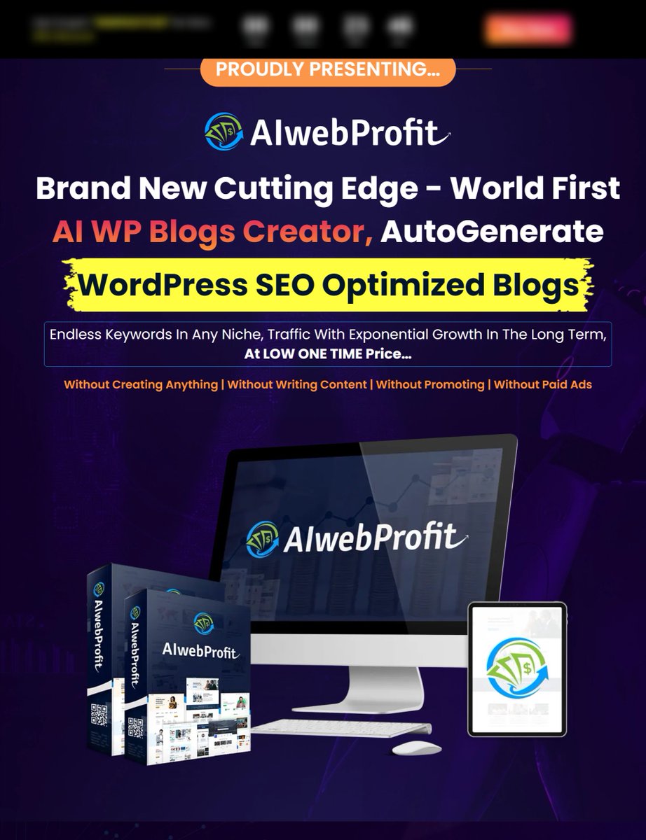 AI WebProfit Review: New Cutting Edge - World First AI WP Blogs Creator, Automatically Generate WordPress Optimized Blogs That Generate Effortlessly Free Google Traffic, More Visibility, Bigger Profits softtechhub.us/2024/04/08/ai-… #AI #ArtificialIntelligence #WordPress The Sun #Ohio