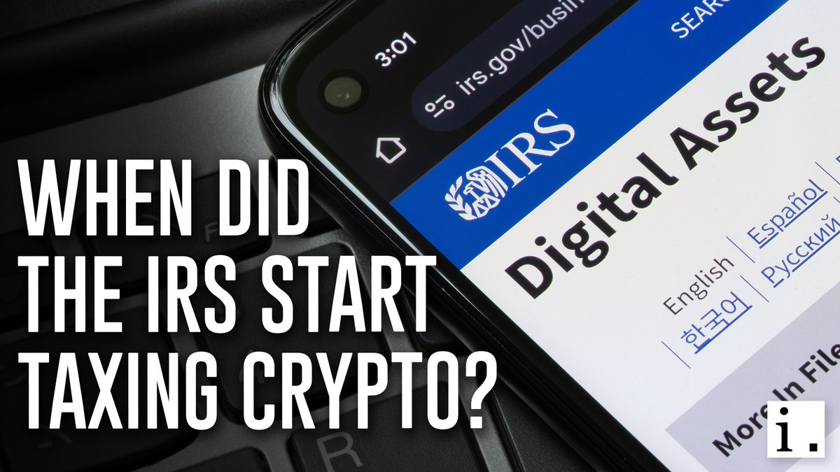 When Did The IRS Start Taxing Crypto?💡 During the 2011-2013 Bull Run, investors pocketed massive profits as prices soared. With no clear #tax rules set by the IRS, those gains felt like free money. However, it all changed in 2014... Here's a short history lesson: