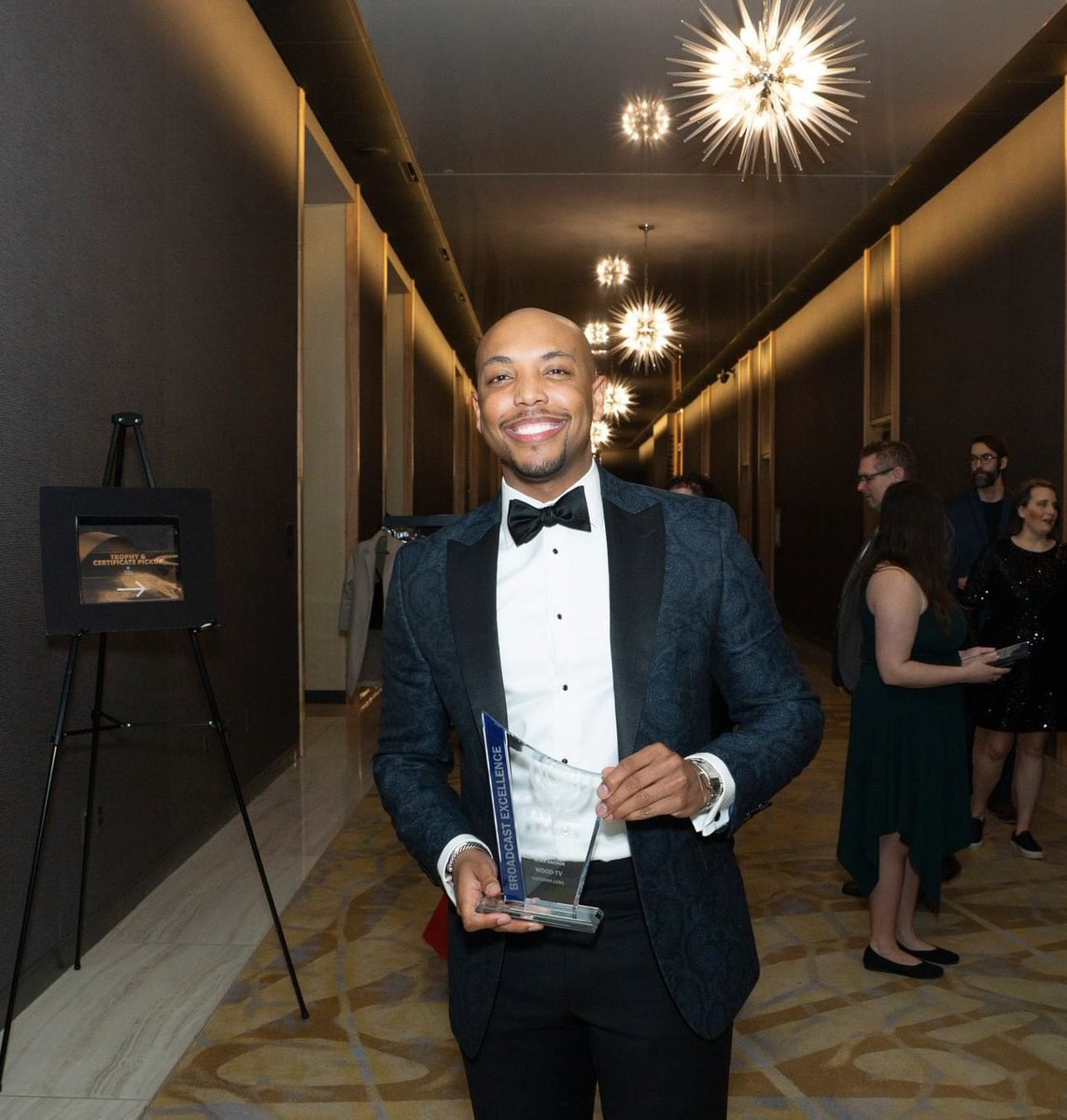 DonovanLongTV's tweet photo. Deeply humbled to be honored as Best News Anchor in my market! 

Incredibly grateful to the Michigan Association of Broadcasters for this recognition over the weekend.

Thrilled my good friends were at the ceremony w/ me for support and thankful to God for all of his blessings! https://t.co/JLW4BbuFUN