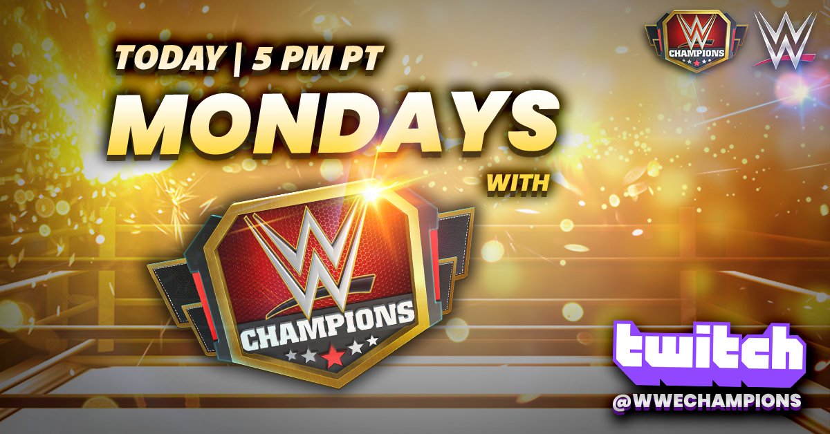 📢 TODAY AT 5 PM PT Everyone is talking about a new era in WWE, and we are talking about the next MLC in WWE Champions! New Superstars and a new Update are waiting; don't miss out! 👉 twitch.tv/wwechampions