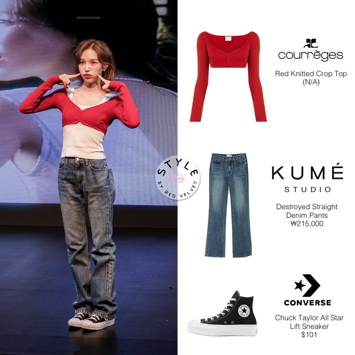 WENDY 🩵 240323 Music Plant 'Wish You Hell' Fansign & Taeyeon’s Taeng Forest COURREGES, KUME, CONVERSE #REDVELVET #레드벨벳 #WENDY #웬디 #Wish_You_Hell #styleby_wendy