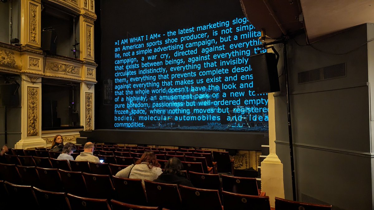 <a href="/sarahconlacca80/">Sarah Sarti</a> Well that was an intense way to spend an evening ! Bravo <a href="/EnemyPlayLDN/">An Enemy of the People</a> fantastic performance by all the cast &amp; the dog !!