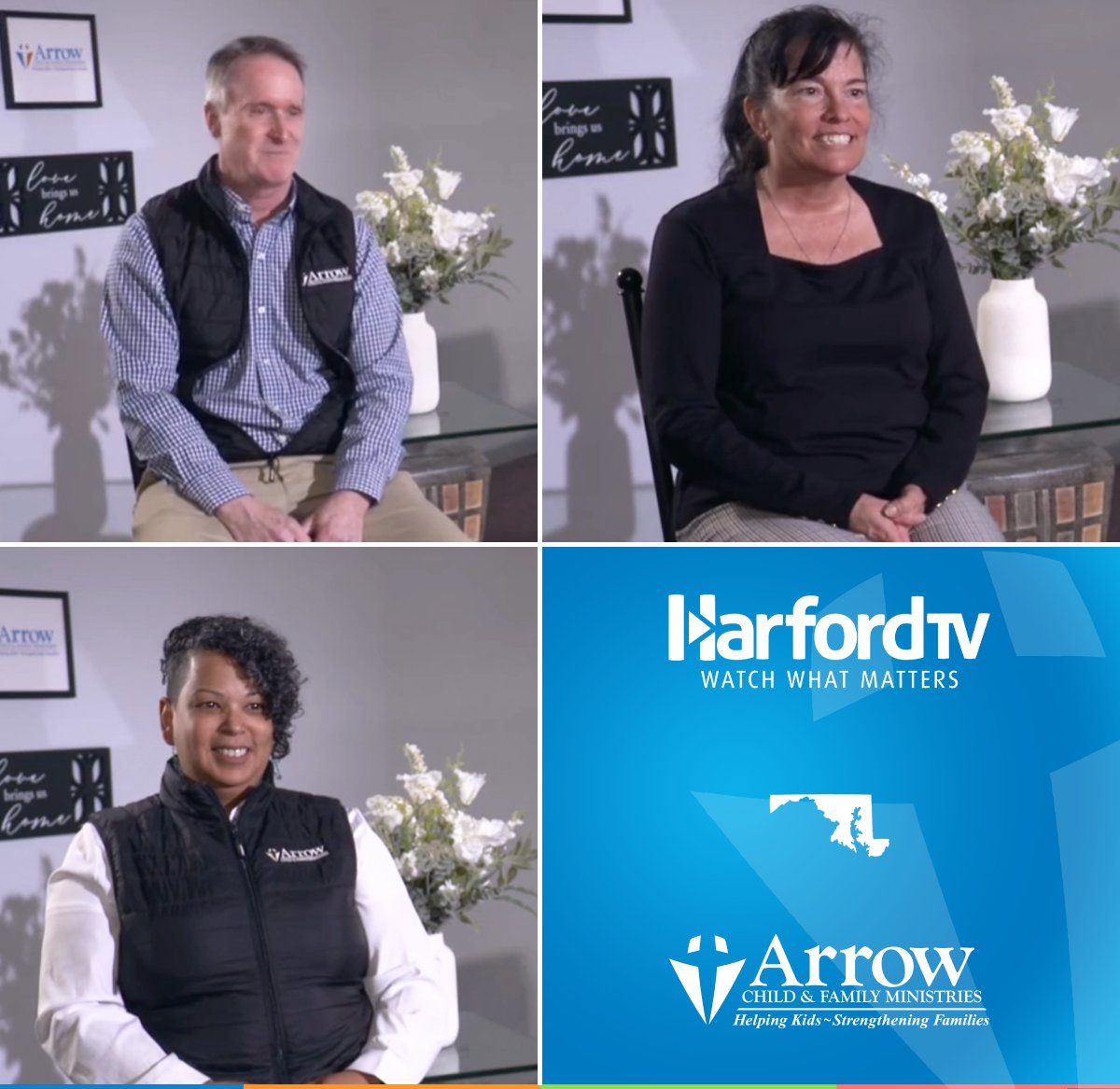 📺️We are beyond grateful to Harford TV for spotlighting Arrow and the ways we are serving children in our community. Visit qrco.de/HCNTV to watch the full episode of Harford MagaScene! #TogetherKidsWin #FosterCare #HarfordCounty #makeadifference #fosterlove #Maryland