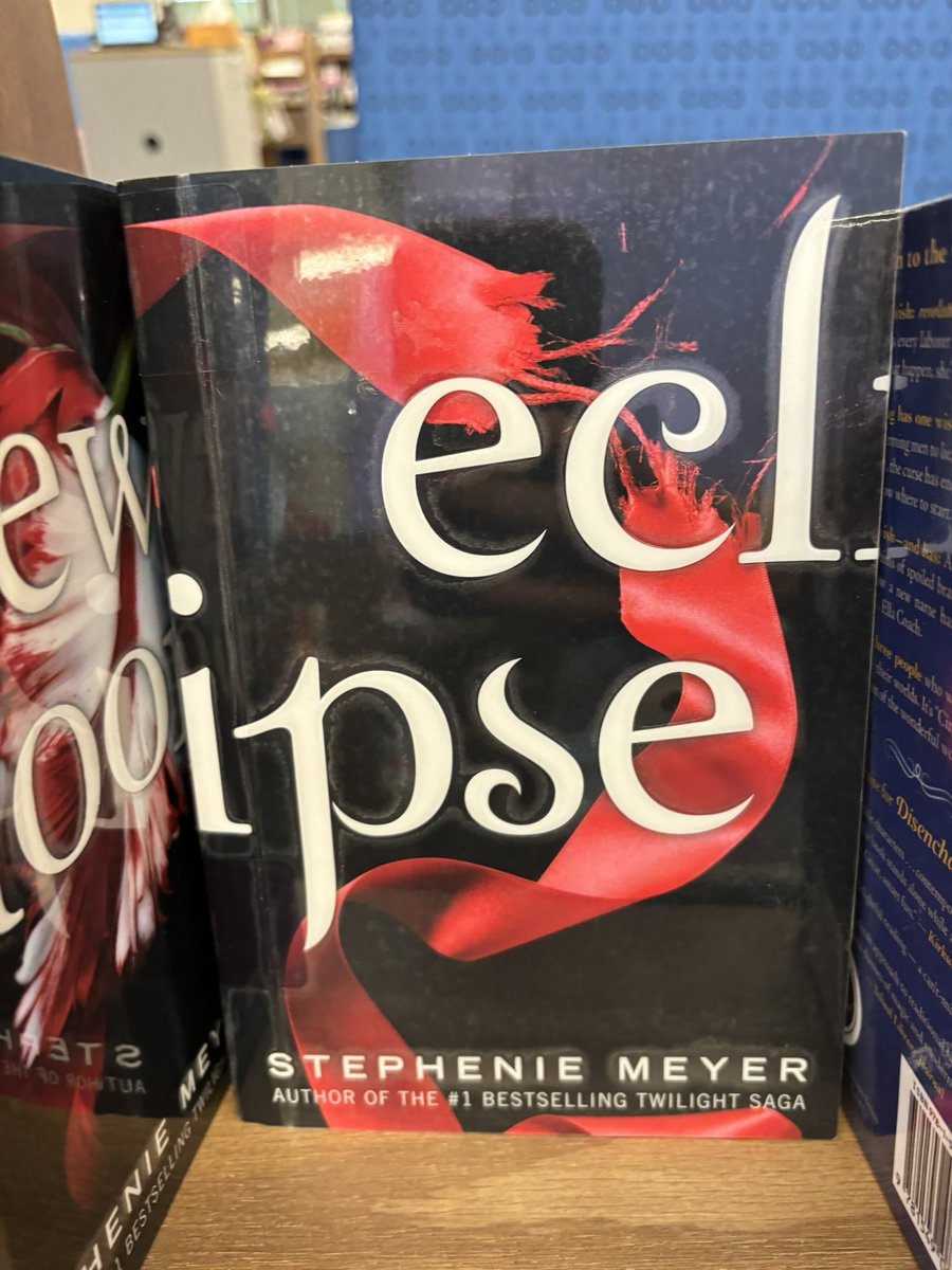 We weren’t in the totality line, but it was fun to see a cool event outside with students! Note - we do have informational books that would teach you about eclipses, but we’re also on the library bandwagon for this one today. Vampires and werewolves are also fun to read about!