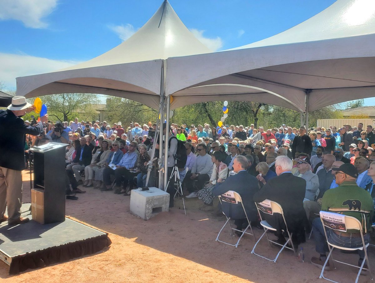 Proud to have attended the Dark Sky Discovery Center’s groundbreaking ceremony in Fountain Hills, AZ during today's partial solar eclipse. I appreciated the opportunity to do my part in supporting this project. I want to thank Deborah Luby of First Step Realty and Joe Potenza
