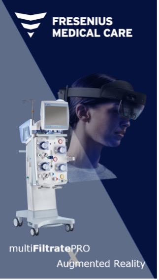 Experience augmented reality with Fresenius Medical Care’s set-up at booth 53 to learn more about our technologies. #mtfpro #multifiltratepro #multiECCO2R #freseniusmedicalcare