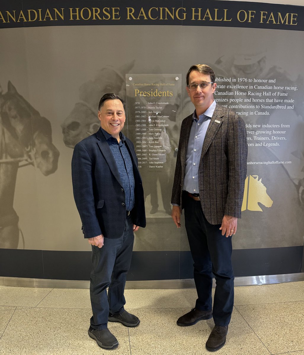 It was great catching up with my friend, @BradDuguid at @WoodbineTB today. We have always kept in touch since he left office in 2018 after serving Scarborough, and Ontario, for many years. Grateful for his friendship.