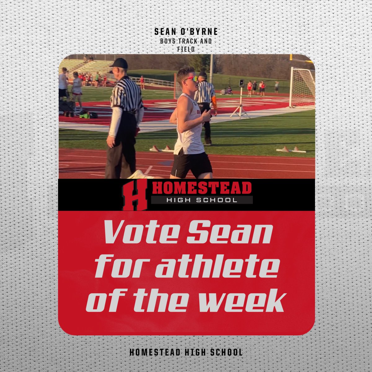 Sean is up for athlete of the week following his record breaking 55m and 60m indoor state podium. Give him some votes! jsonline.com/story/sports/h…