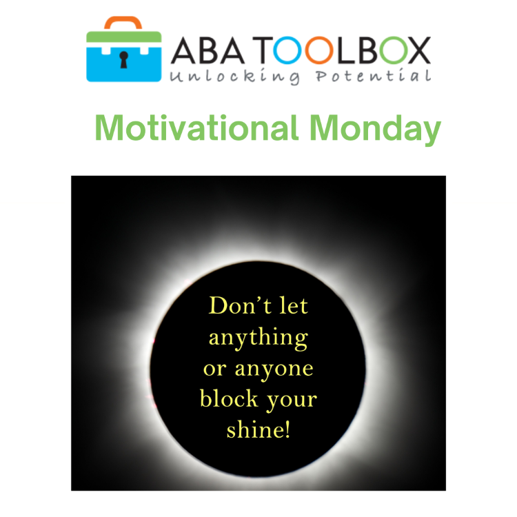 ABA Toolbox wishes you a wonderful week ahead. 

Who enjoyed the Solar eclipse of April 8, 2024? ☀️🌔

➡️The last solar eclipse prior to today was in 2017 and the next will take place until 2044. 🌎

#solareclipse #mondaymotivation #aprilevents #abasoftware #abatherapy