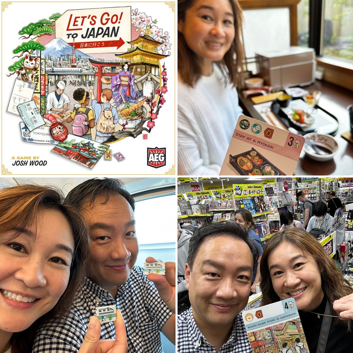 We used Let's Go! To Japan (the board game) to help plan our trip to Japan. Seriously. A photo blog: goinganalogshow.com/article/264/go… @alderac @sirjoshwood
