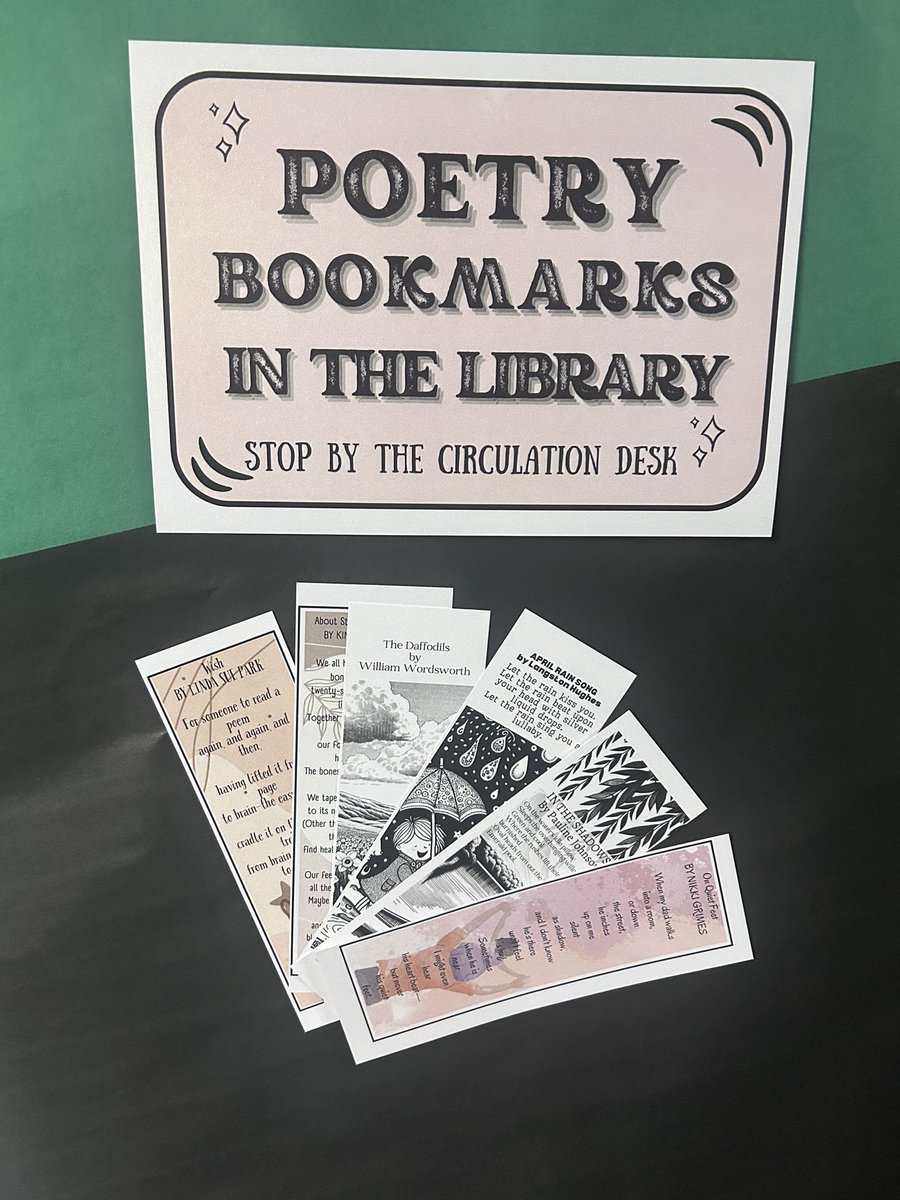 April is School Library Month & Poetry Month, so we are celebrating with tons of activities like Masked Reader, Blackout Poetry, Bookworm Scavenger Hunt, and NTTBF! @NTTBFest @CISDlib @coppelleast