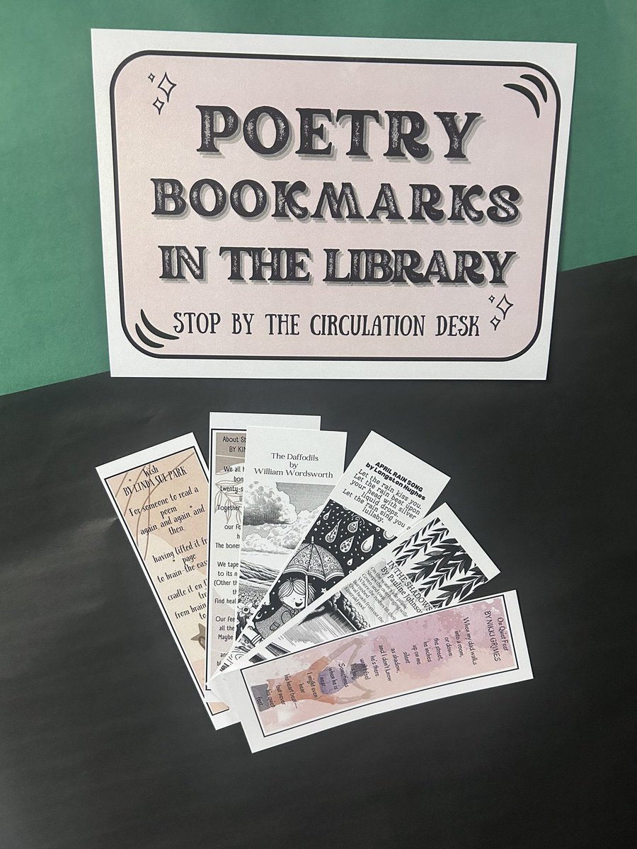 CMSE Library (@cmse_library) on Twitter photo April is School Library Month & Poetry Month, so we are celebrating with tons of activities like Masked Reader, Blackout Poetry, Bookworm Scavenger Hunt, and NTTBF! <a href="/NTTBFest/">North Texas Teen Book Festival</a> <a href="/CISDlib/">Coppell ISD Libraries</a> <a href="/coppelleast/">Coppell Middle School East</a> April is School Library Month & Poetry Month, so we are celebrating with tons of activities like Masked Reader, Blackout Poetry, Bookworm Scavenger Hunt, and NTTBF! <a href="/NTTBFest/">North Texas Teen Book Festival</a> <a href="/CISDlib/">Coppell ISD Libraries</a> <a href="/coppelleast/">Coppell Middle School East</a>