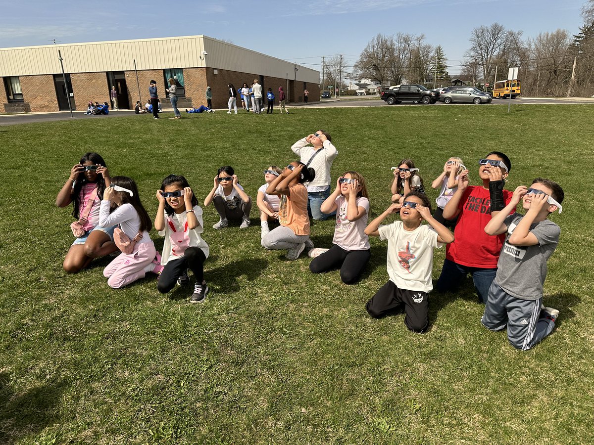 Enjoying an amazing opportunity to view the 2024 Solar Eclipse! #TroyUnion #CULTURE