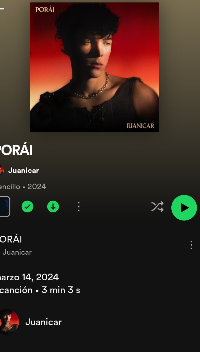 Uno de mis sueños es ir por la calle, que me paren y que me pregunten que ando escuchando, para poder decir tremendo temazo.