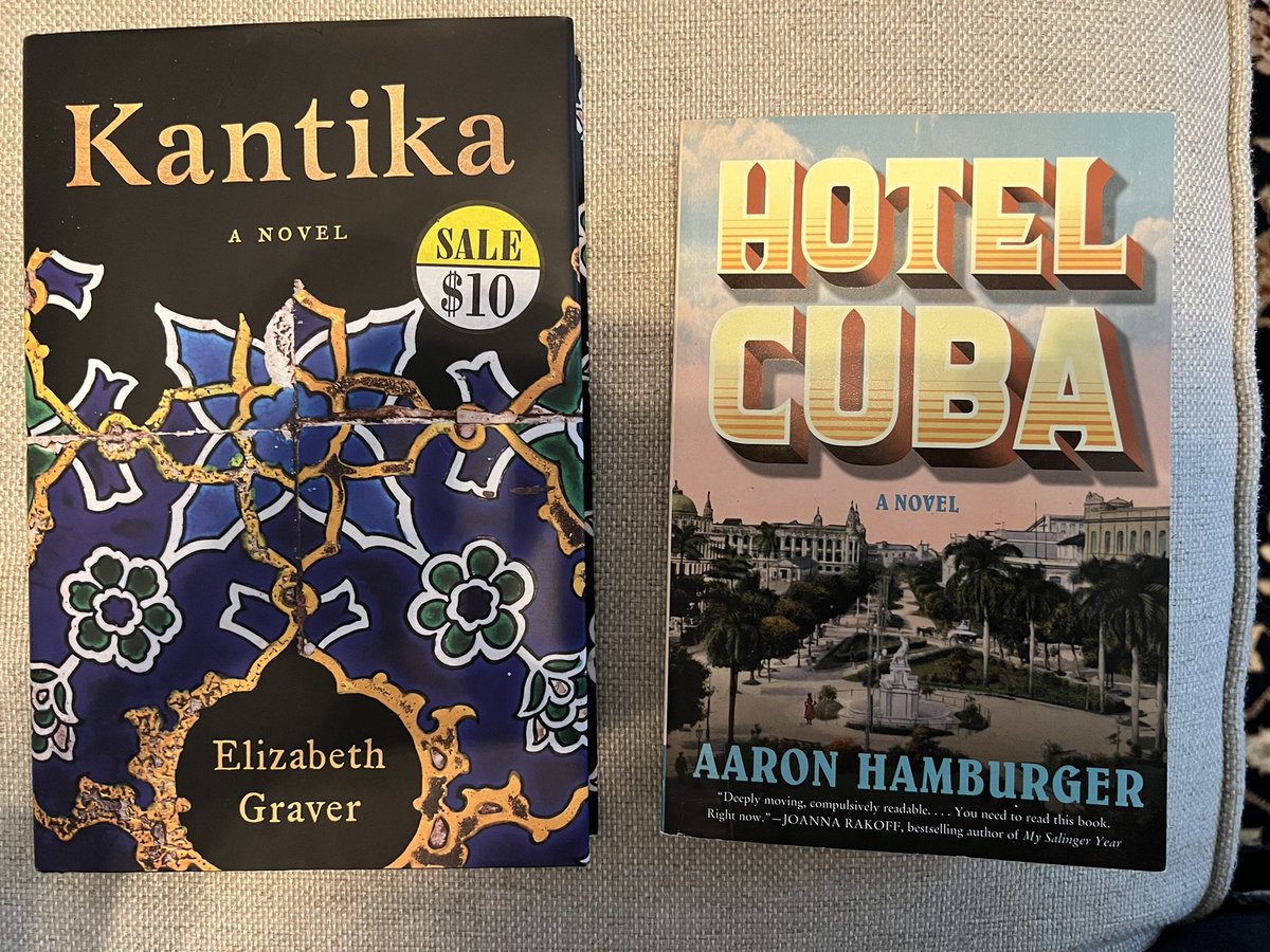 Read these two wonderful historical novels recently! Featuring Jewish diaspora, resilient women, family drama—and gorgeous prose, of course. Major kudos to @hamburger_aaron and Elizabeth Graver.