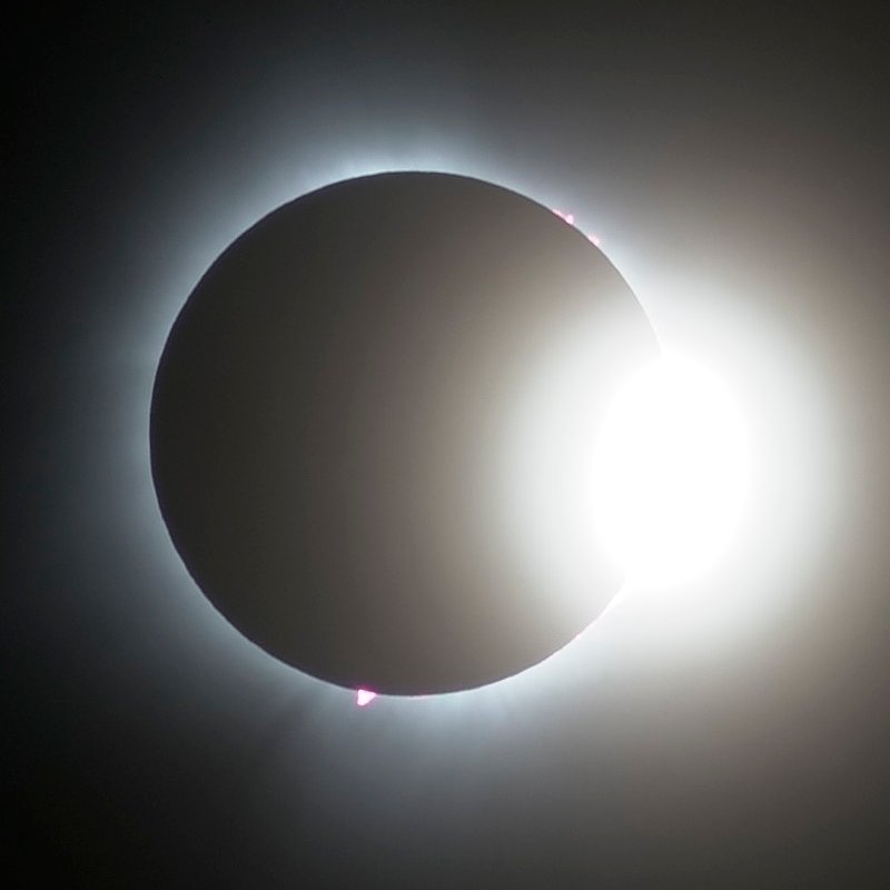 I was lucky enough to get some great shots during #Eclipse2024 #EclipseSolar2024, but this is my favourite.