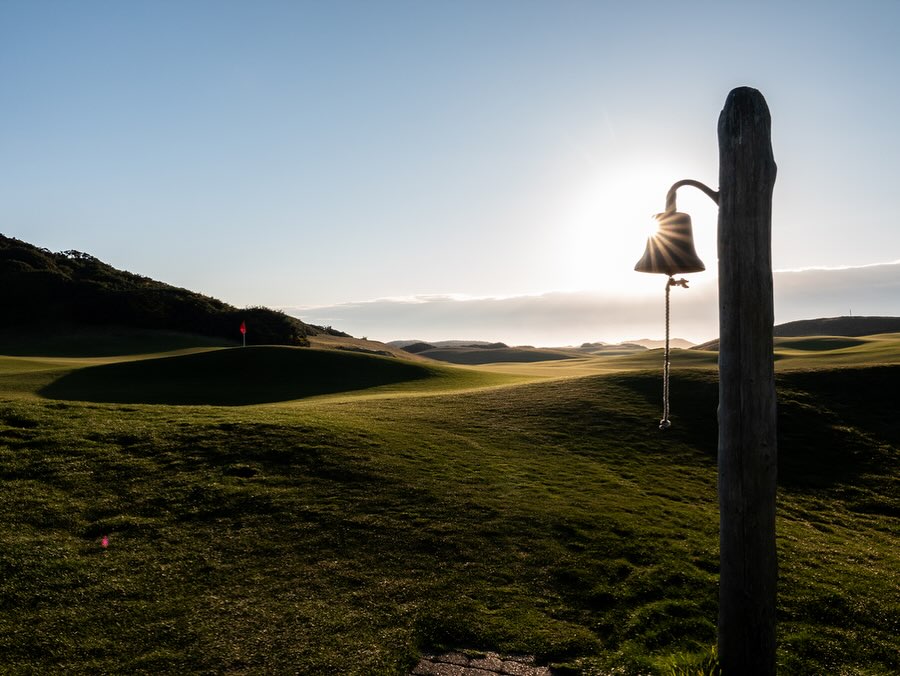 Ringing the bell after the 16th green on Old Macdonald is a rite of passage for first-timers on the course, signaling the green is clear and beginning your trek on the final stretch of holes. #BestOfBandon 📸: tomcarey (IG)