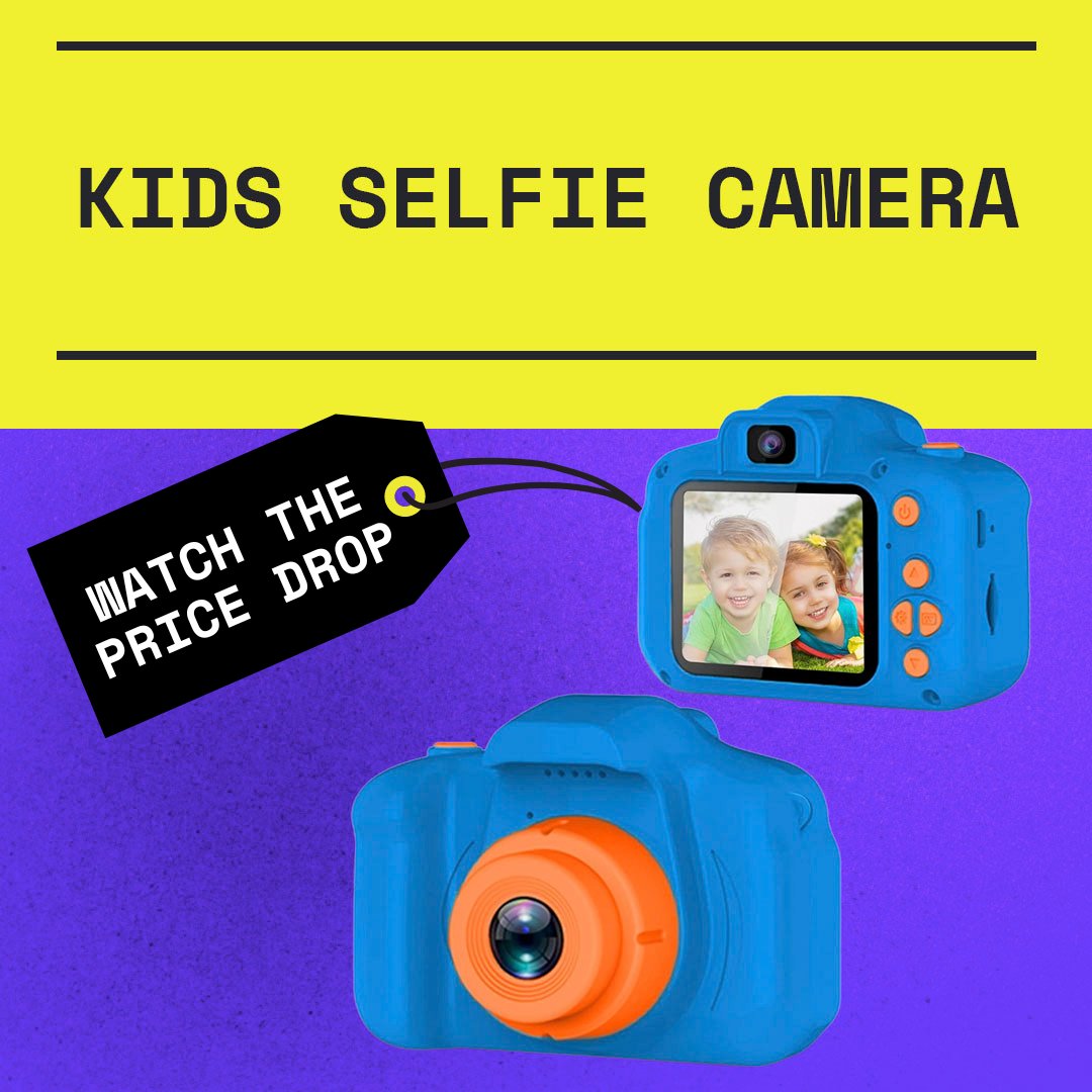 Today's Deal: Kid's Selfie Camera

Watch the price drop and Grabbit here:
gograbb.it/grabb

#goGrabbit #dealoftheday #dailydeal #discountshopping #discountdeals