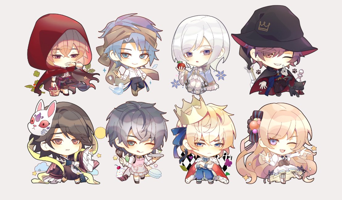 All my TaishoXAlice Chibis are finished 💖