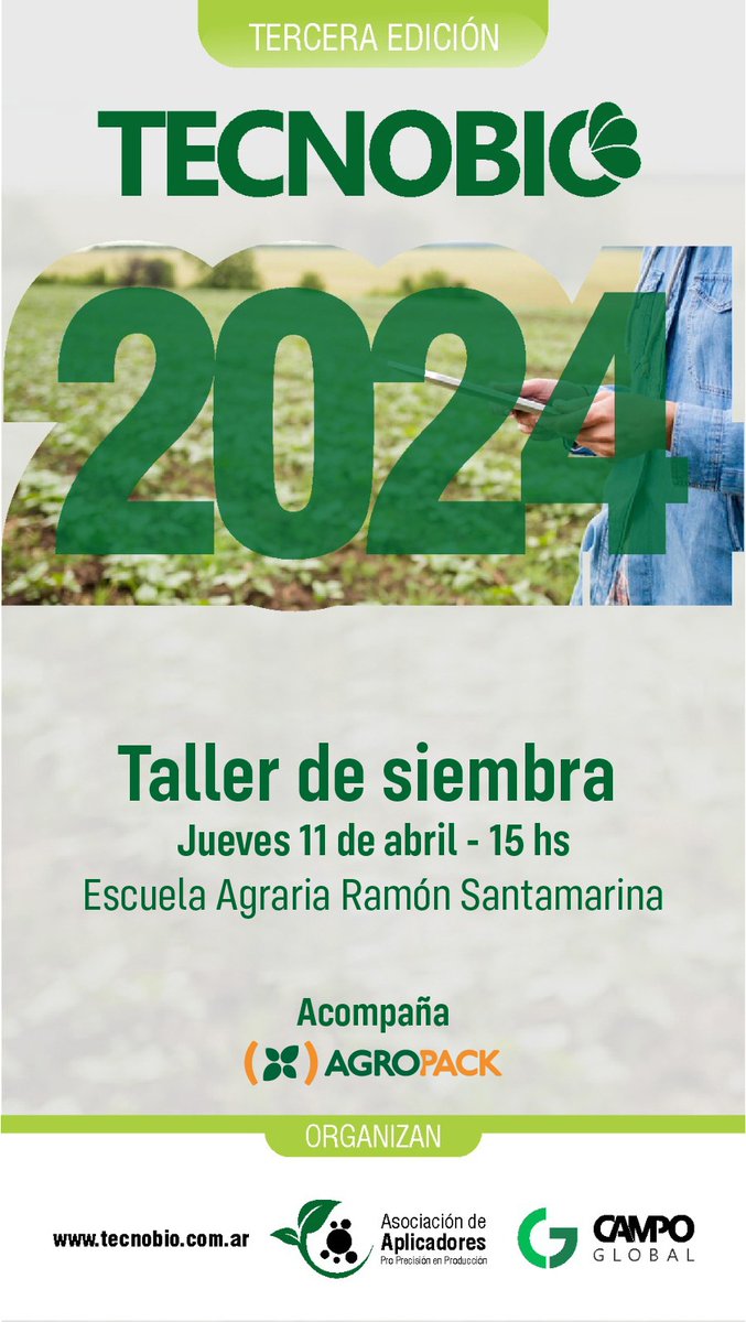 Semana @Agropack 👇 1) El Equipo de Trenque estará presente en #NaredoINviTA con stand y novedades. 2) El Equipo Costa y el #PuntoNK en Cnel. Vidal con @paulina_lescano es un planazo 👏🏻 3) El Equipo de Tandil estará presente en #Tecnobio en el Taller de Siembra. Los esperamos!