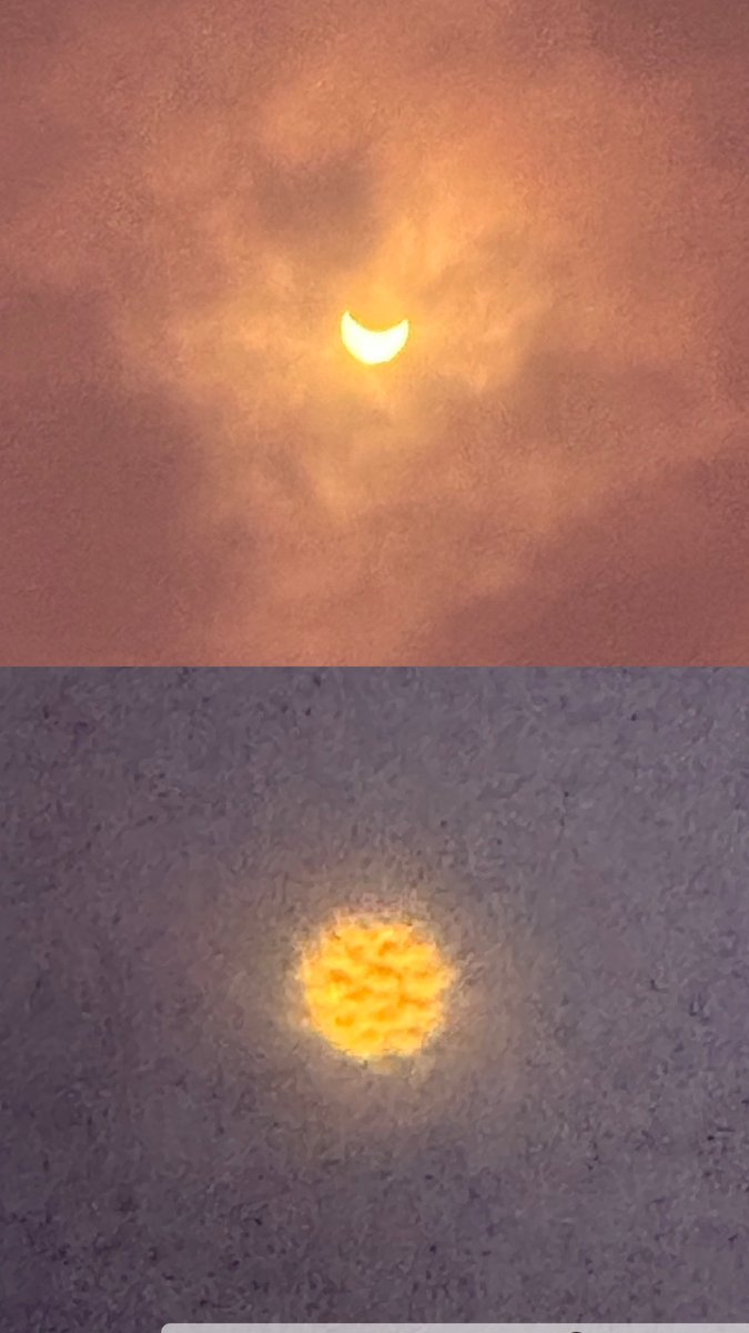 sasoffer's tweet photo. I think I captured the #Eclipse 🌘 and fireball surface of the sun ☀️🔥 pretty well! 🤩✨🙌 #Eclipse2024 #EclipseSolar #EclipseSolar2024 #weather #wx #Philadelphia #Philly #PHL #PathOfTotality https://t.co/JM8QzOx4lr