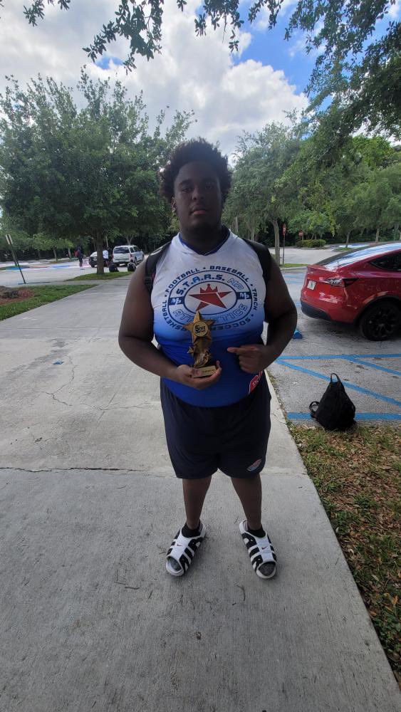 Late post! 5 on 5 Miami champions! Great work out there that day. Definitely enjoyed my time. @5iveon5ivemiami @CoachRack75 (OL MVP)