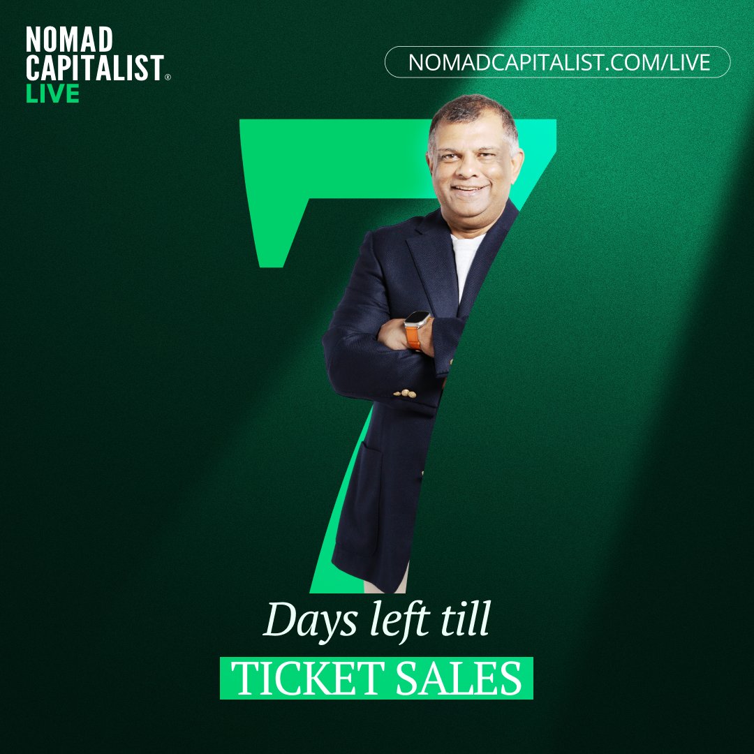 Nomad Capitalist Live 2024 event tickets go on sale in just one week, starting April 15th. Secure your place on the Waiting List now to guarantee access to the most prestigious offshore event of the year. Don't miss out on this exclusive opportunity 🌍 🔗 nomadcapitalist.com/live