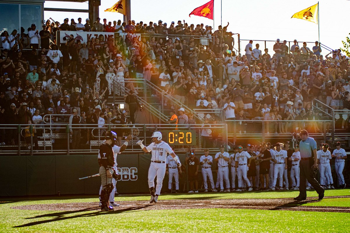 24 hours⏳ The Texas State and Texas match up is here. See you at Bobcat Ballpark, gates open at 4p. #ShowEmState