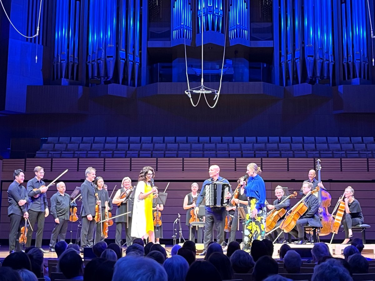 For the Love of Music, with @Chat10Looks3. ✨ We LOVED sharing the stage with Leigh Sales and Annabel Crabb last night at @QPAC in Brisbane. See you tonight at @SydOperaHouse , and on Friday at @artscentremelb : bit.ly/3vjklJz