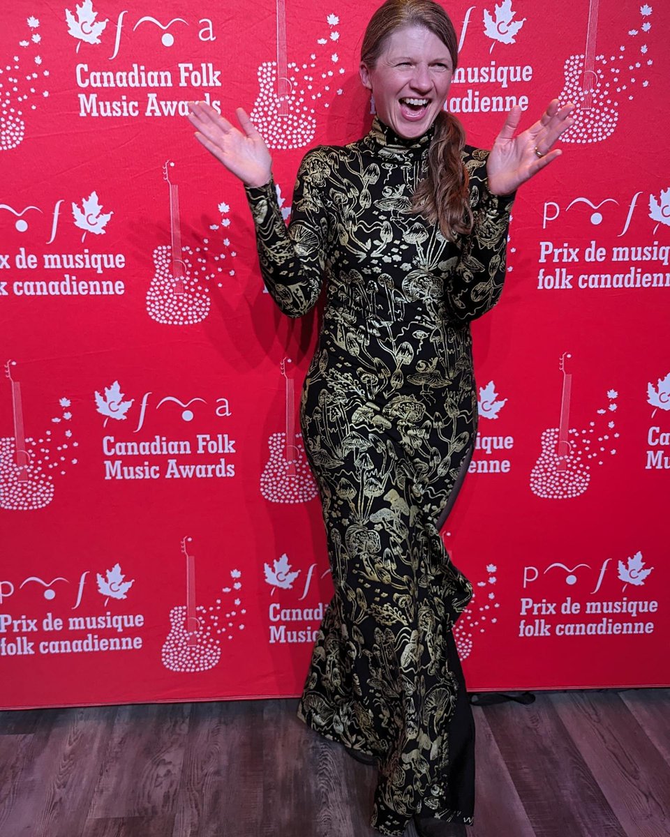Didn't bring home an award but it's safe to say I still had a pretty great time at the <a href="/folkawards/">Canadian Folk Music Awards</a> in St. John's! So lucky to be part of the folk family! 🥰 Still have to find a cod to kiss...