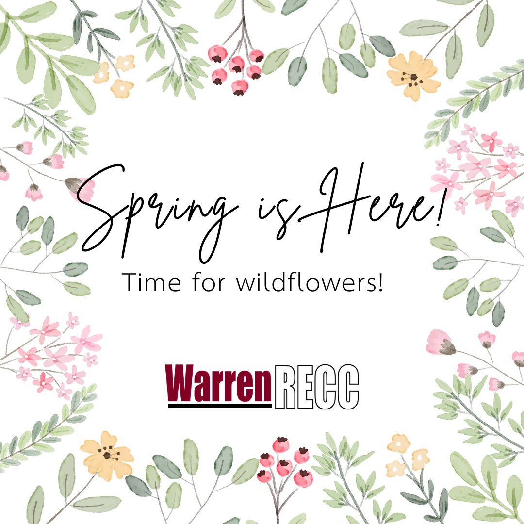 It's springtime in the Warren RECC territory and that means FLOWERS! Stop by any Warren RECC office in April for a FREE packet of wildflower seeds!