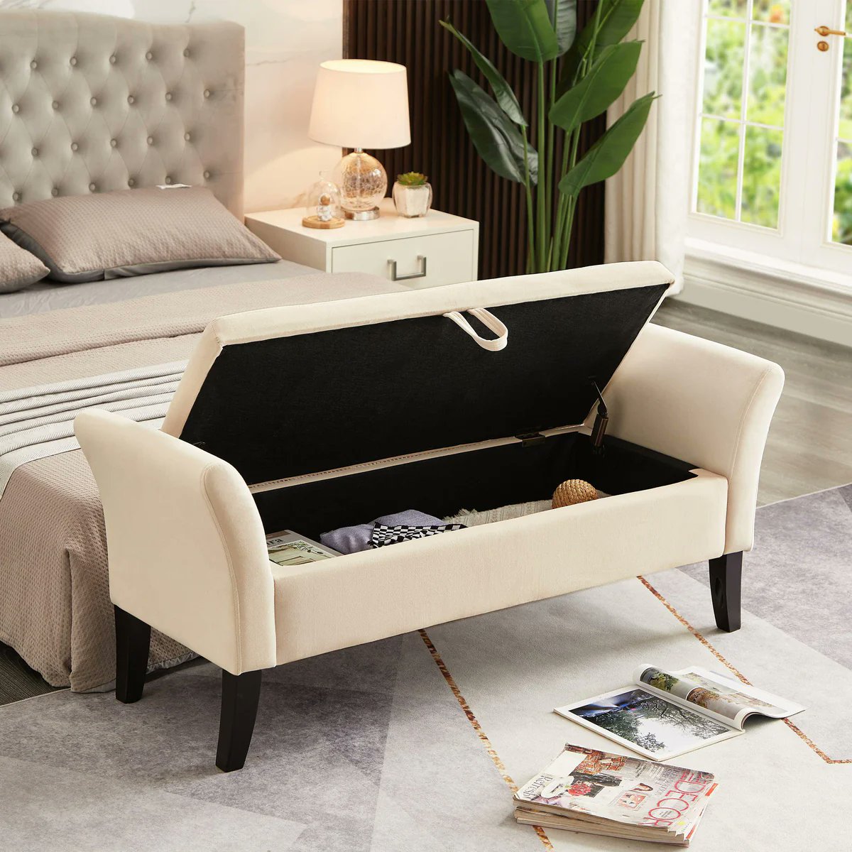 Supfirm 51.5' Bed Bench with Storage Beige Velvet
Maybe this is what you want?💖
bit.ly/3U7nxkX
#bedbench #bedroom #bedroomdesign #homedecor #interiordecor #modernhome #supfirm