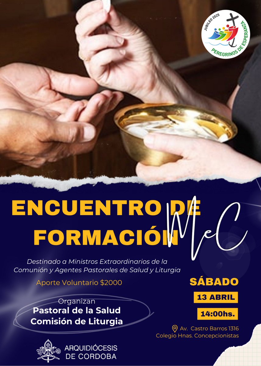 Arquidiócesiscba (@IglesiaCordoba) on Twitter photo 2024-04-08 23:05:59