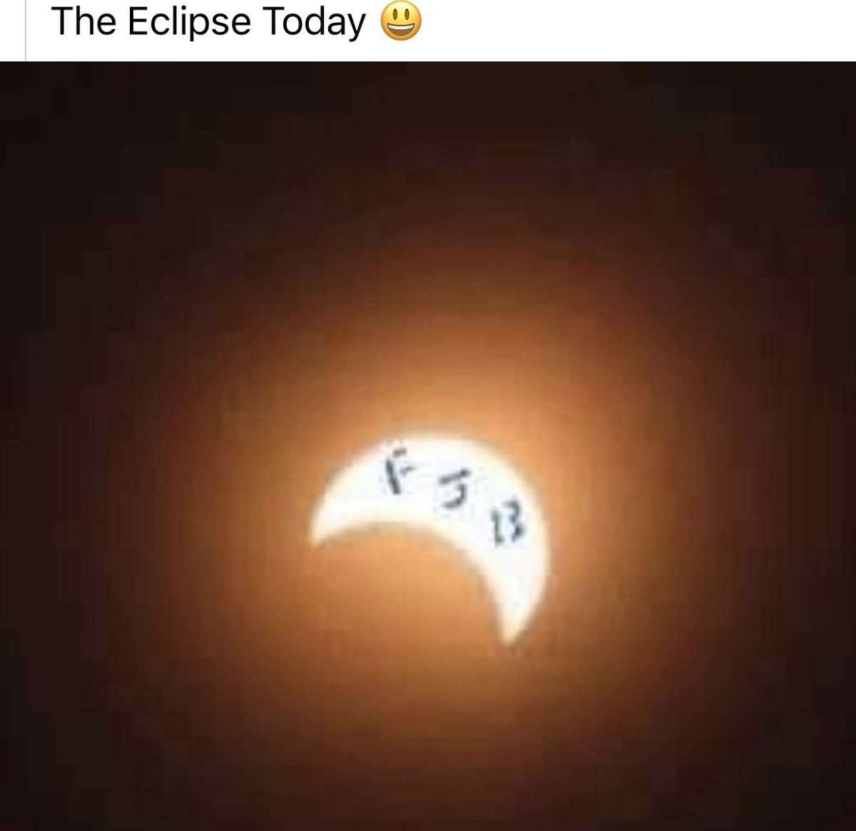 Did anyone else see this one??🤣😂 #Eclipse