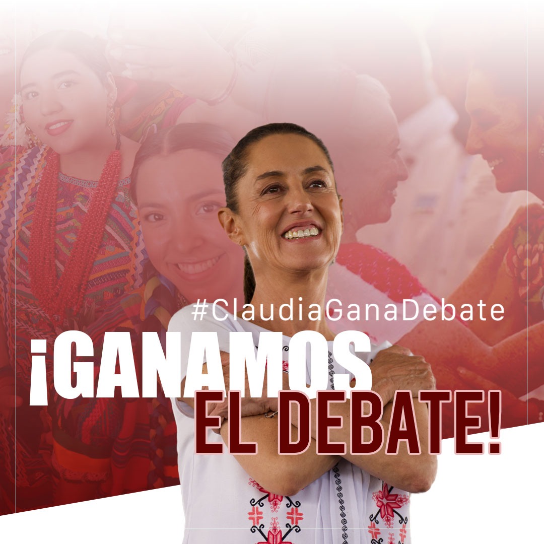 #ClaudiaGanaDebate