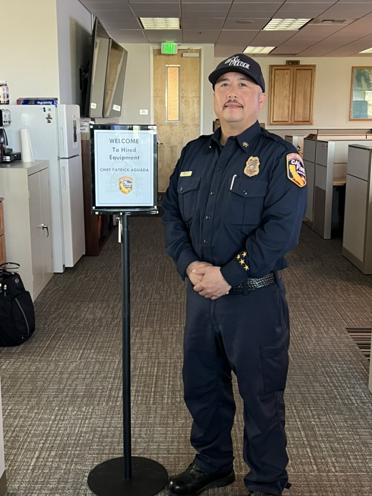 We would like you to join us in congratulating Patrick Aguada on his promotion to Assistant Chief in Hired Equipment at the State Operations Center in Sacramento. Chief Aguada leaves BDU with a legacy of leadership, mentorship, and operational excellence. Chief Aguada’s career
