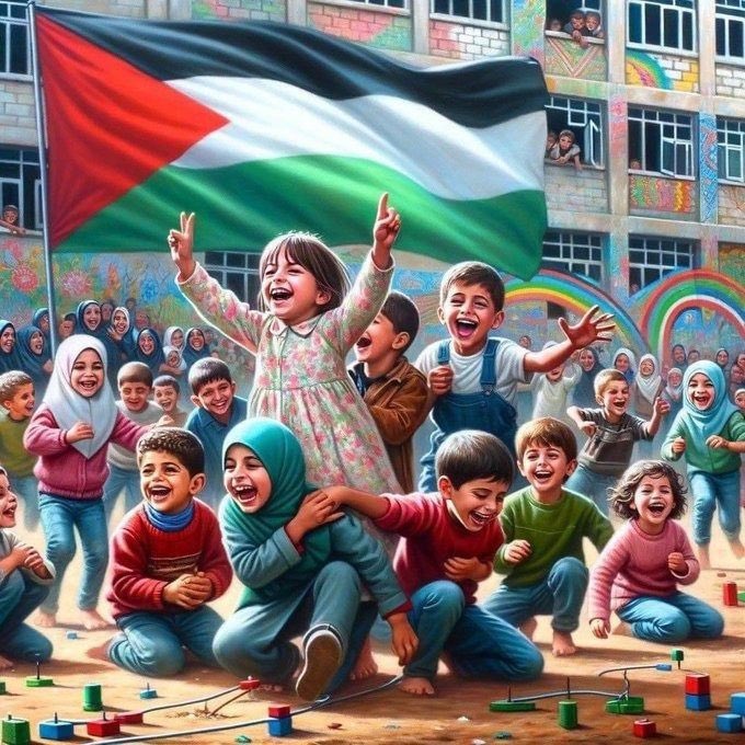I pray for the day when the children of Gaza wake up to the sound of birds and not bombs.
#از_غزة_بگو 
#جان_من_غزة