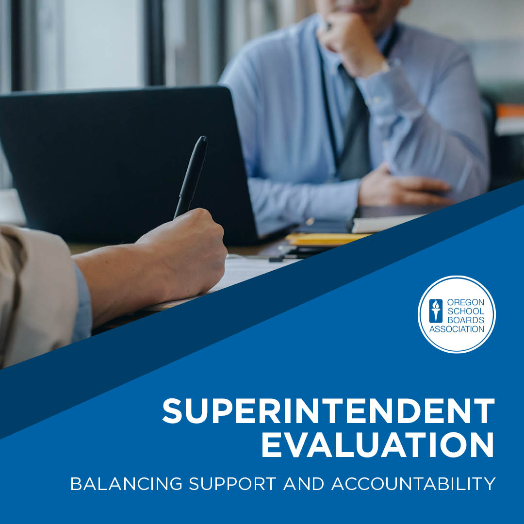 Join us April 17 at noon as OSBA’s Kristen Miles and Janet Avila-Medina present a free webinar on Superintendent Evaluation: Balancing Support and Accountability. Register here: bit.ly/3VRHtJL #osba #oregon #schoolboards #superintendents #accountability #educationmatters