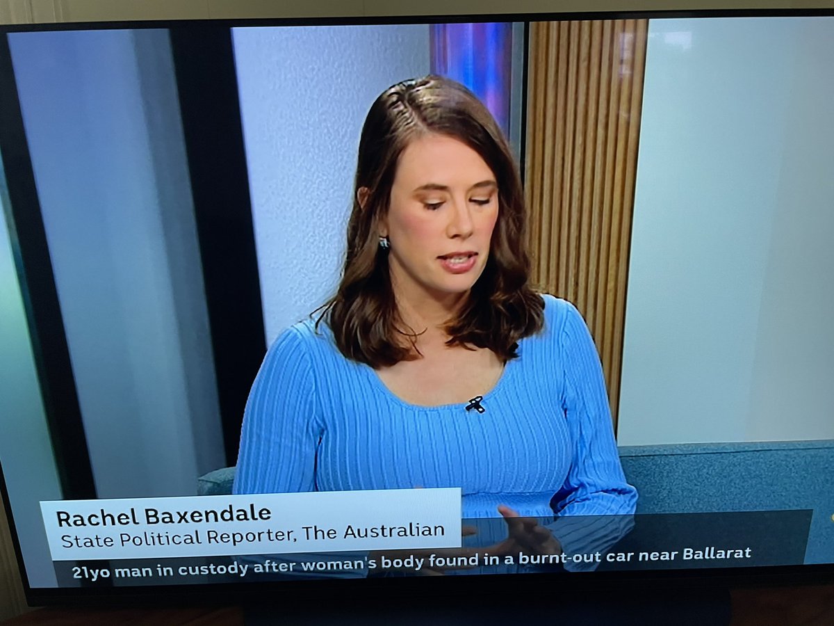 ABC Breakfast searching for journalistic relevance , and who do they go to on a weekly basis? Yep you guessed it , Rachel Baxendale. Because too much Murdoch for your breakfast is never enough. But , do not be alarmed fellow viewers the new Chairman is on top of it....lol!