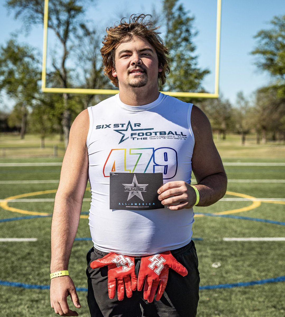 Six Star Football | RYLEY KESTER Big time 2026 OL prospect @ryley_kester15 was dominant on Sunday at the OK Showcase! Holds numerous D1 offers already but his recruiting is going to blow up this summer! @CoachPoe1914 | #TheFINALS