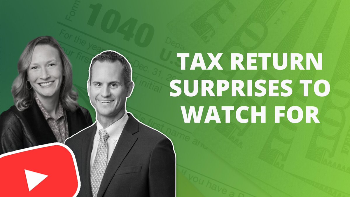 After working with our clients to prepare their #taxreturns, we’ve discovered some new tax surprises that if preparing beforehand, could be helpful when completing your tax return this year.

Listen to our latest episode to learn about these 10 surprises: financialsymmetry.com/10-tax-surpris…