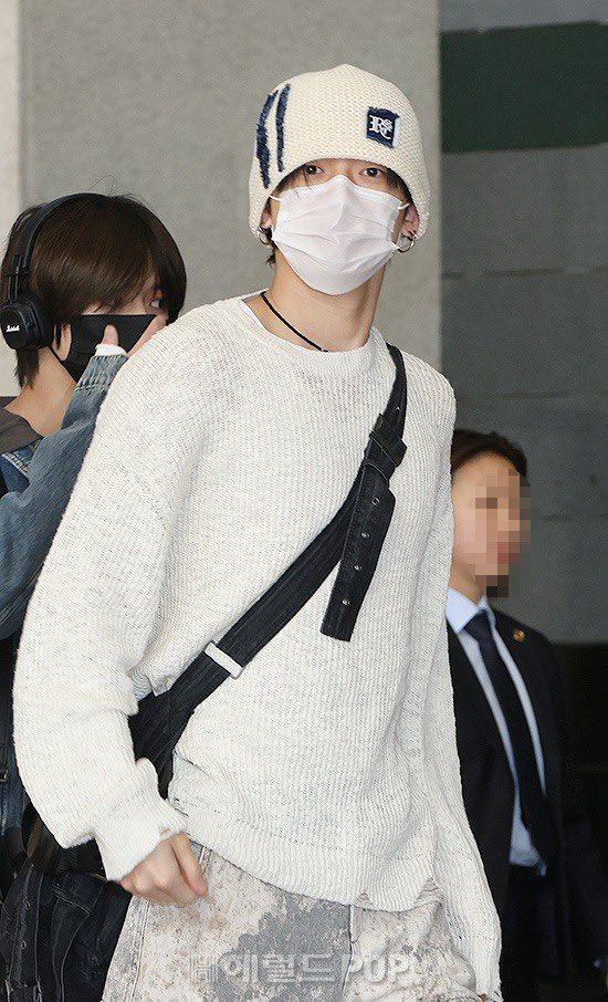 This is the first time yeonjun has worn a Jaded London bag at the