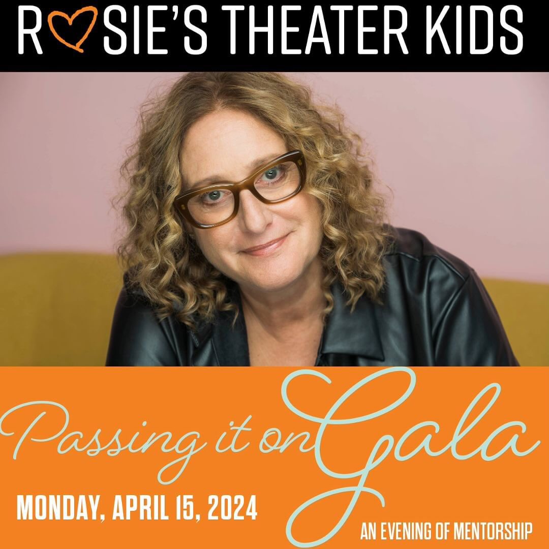 So delighted to return to @RTKIDS and host their “Passing It On Gala” Dinner. Join us on April 15th at 6:30pm for an evening of festive fun, laughter, and inspiring performances! Tickets at link in bio. #passingitongala2024 #artseducation #broadway #rosie