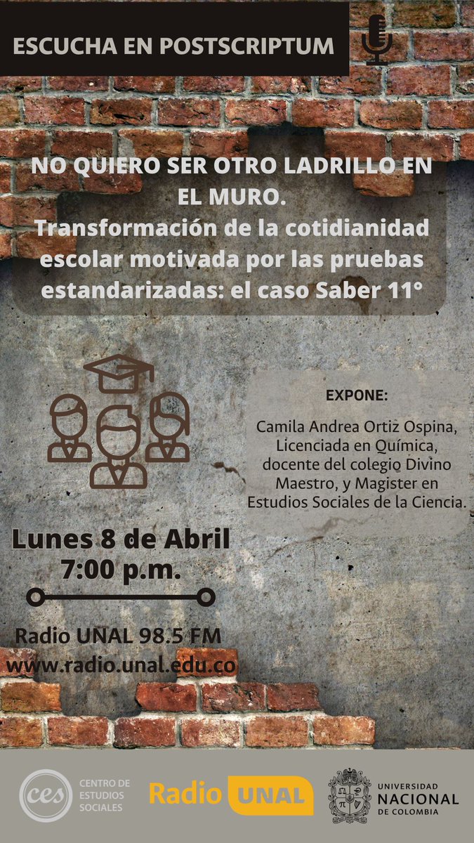 Centro de Estudios Sociales-CES (@unal_ces) on Twitter photo 