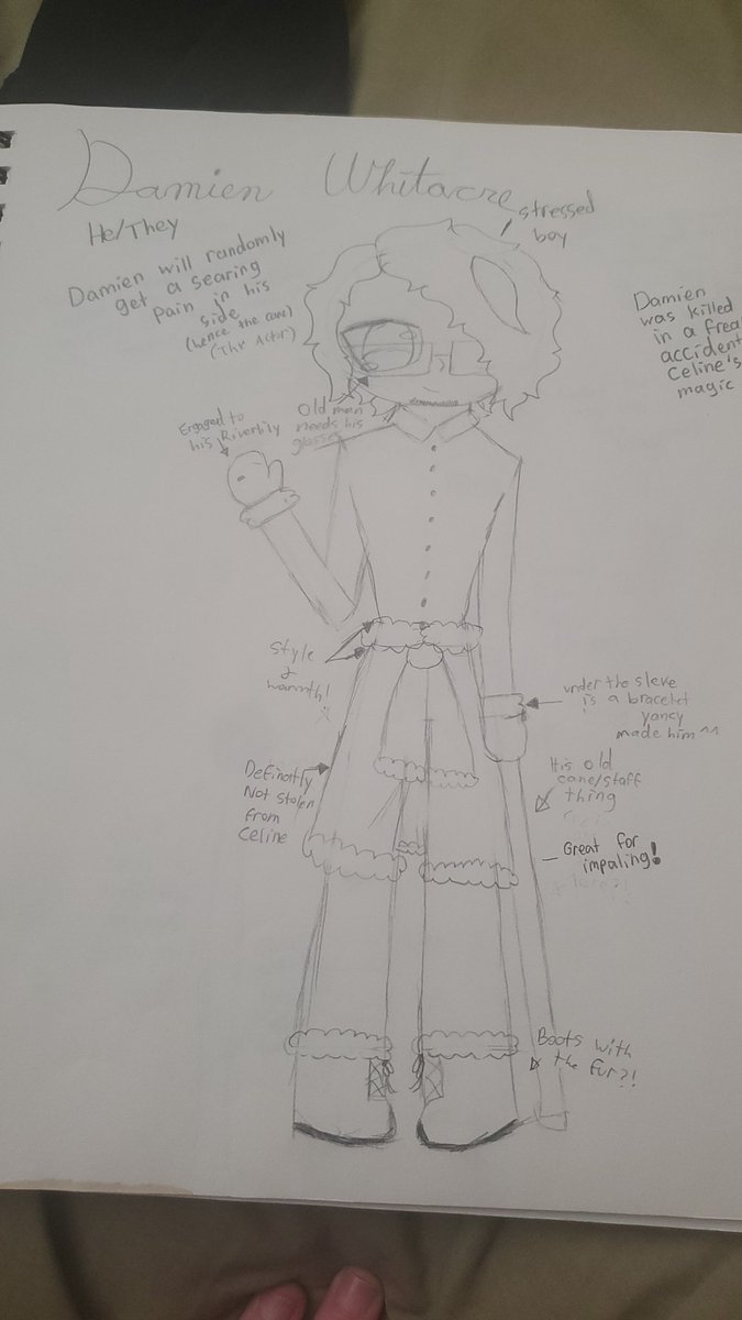 //Have a picture of my version of Damien