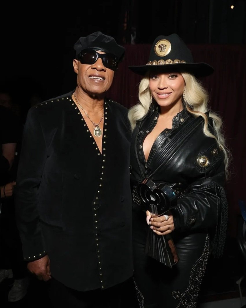 Stevie Wonder and Beyoncé 👑 #musiclegends