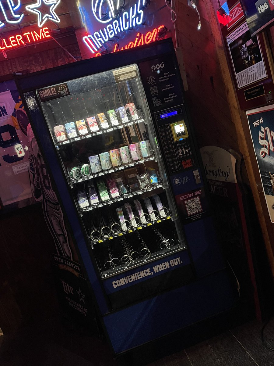 Nightlife automated —> touch, pay, and enjoy 🥳 #vendingmachines